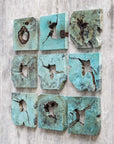 Bahati - Wood Wall Decor (Set of 9) - Blue