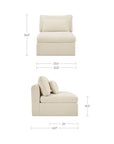Swift - Slipper Chair - Light Beige