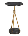 Rosston - Marble Accent Table - Black