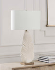 Palm Leaf - Table Lamp - White