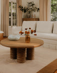 Treccia - Round Coffee Table - Oak