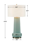 Claudin - Table Lamp - Aqua Blue