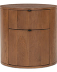 Theo - Two Drawer Nightstand - Brown
