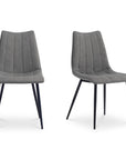 Alibi - Dining Chair (Set of 2) - Gray