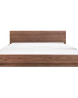 Round Off - King Bed - Natural Walnut