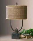 Stabina - Metal Table Lamp - Dark Brown