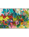 Ground Breaking - 48" x 48" Painting By Buddy Whitlock - Blue