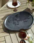 Stoneveil - Indoor-Outdoor Stone Tray - Gray