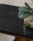 Galloway - Minimalist Accent Table - Black / Bronze