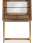 Eleana - Bar On Stand - Medium Wood