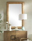 Twisted Seagrass - Large Mirror - Woodtone