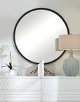 Dawsyn - Round Mirror - Black