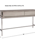 Kamala - Console Table - Gray Oak