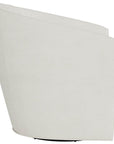 Burke - Outdoor Swivel Chair, Special Order - White