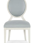 Serenity - Martinique Side Chair (Set of 2) - White / Pearl Silver