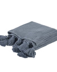 Throws - TC Veda Throw - Sea Fog Blue