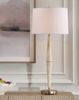 Palu - Travertine Table Lamp - Beige
