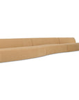 Naomi - 3 Piece Wave Modular Sectional - Golden Yellow