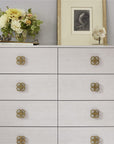 Love. Joy. Bliss.-Miranda Kerr Home - Peony Drawer Chest - Alabaster