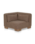 June - Corner Chair - Dark Brown