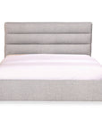 Takio - Queen Bed - Light Gray