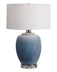 Blue Waters - Ceramic Table Lamp - Blue