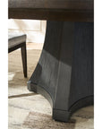 Montclair - Cinder Dining Table - Dark Brown / Dark Gray