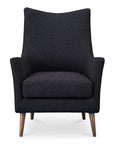 Fisher - Armchair - Charcoal Wool Blend