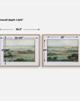 Warm - Valley Framed Prints (Set of 2) - Light Brown
