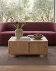 Hobbs - Storage Coffee Table - Natural