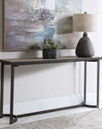 Basuto - Steel Console Table - Light Brown