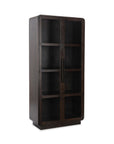 Rogers - Solid Wood Tall Cabinet - Brown
