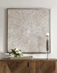 Mesmerize - Abstract Art - Pearl Silver