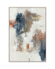 Brand New - Diptych Painting Art by Buddy Whitlock - Dark Gray / Blue