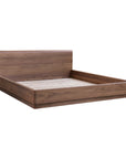 Round Off - King Bed - Natural Walnut
