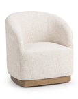 Diah - Swivel Accent Chair - Toasted Linen