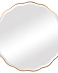 Aneta - Round Mirror - Gold