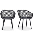 Piazza - Outdoor Chair (Set of 2) - Black