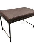 Malo - 28" Leather Bench
