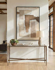 Amara - Console Table - Antique Brass