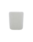 Sandy - Fabric Rolling Dining Chair - Off White