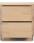 Round Off - Tall Nightstand - Light Brown