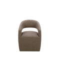 Barrow - Rolling Dining Chair - Soft Taupe