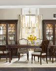 Leesburg - Display Cabinet - Dark Brown
