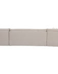 Fable - Slipcover Dining Banquette L-Shape Sectional - Beige