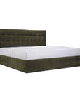 Sebastion - King Storage Bed - Green
