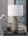 Volterra - Table Lamp - Taupe-Gray