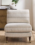 Chatsworth - Modern Slipper Chair - White