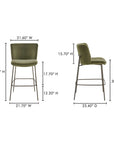 Early - Bar Stool - Green