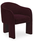 Clara - Performance Fabric Dining Chair - Plum